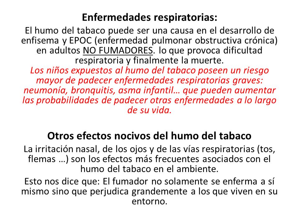 efectos nocivos del tabaco para ninos efectos nocivos del tabaco para ninos